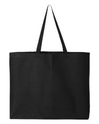 Black tote bag ready for custom printing from Phoenix Custom Tees