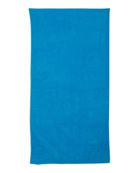 Blue towel ready for custom embroidery from Phoenix Custom Tees